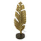 Bureaulamp 24 x 24 x 65 cm Zwart Gouden Metaal