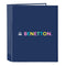 Ringmap Benetton Cool Marineblauw A4 27 x 33 x 6 cm