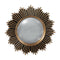 Wandspiegel Zwart Gouden Polyresin 24,5 x 1,8 x 24,5 cm