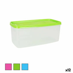Lunchbox Rechthoekig 23,5 x 12 x 10 cm (12 Stuks)