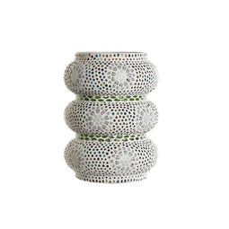 Bureaulamp DKD Home Decor Wit Multicolour Kristal 40 W 220 V 23 x 23 x 30 cm