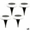 Set tuinverlichting op zonne-energie Aktive 4 Onderdelen ABS 10,5 x 12,5 x 10,5 cm (6 Stuks)