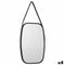 Wandspiegel Zwart Kristal Polyskin 43 x 65 x 3 cm (4 Stuks)