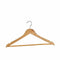 Kleerhangerset Natuurlijk bruin Hout 45.5 x 21,5 x 1 cm (4 Stuks)