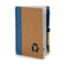 Spiraalnotitieblok met Pen Gerecycled karton 1 x 16 x 12 cm (12 Stuks)