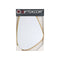 Wandspiegel Abstract Gouden Polypropyleen 40 x 60 x 2,5 cm (6 Stuks)