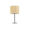 Bureaulamp Home ESPRIT Bruin Zwart Raffia Ijzer 50 W 220 V 25 x 25 x 47 cm