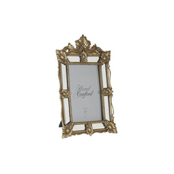Fotolijsten DKD Home Decor 16 x 2 x 25 cm Spiegel Champagne Kristal Hars Shabby Chic