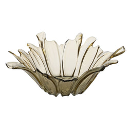 Middenstuk Olijf Kristal 28 x 28 x 10,5 cm