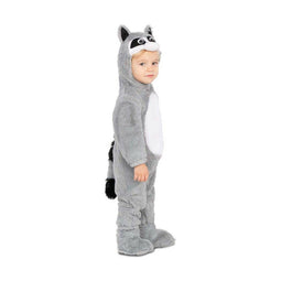 Kostuums voor Baby's My Other Me Grijs 7-12 Maanden Wasbeer (3 Onderdelen) Maat 7-12 Maanden