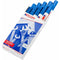 Permanente markeerstift Edding 750 Blauw (10 Stuks)