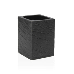 Tandenborstelhouder Versa Ava Grijs Hars 7,5 x 17 x 7,5 cm