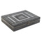 Doos-Juwelenkistje DKD Home Decor Zilverkleurig Hemelsblauw Hout Aluminium 27,5 x 20 x 5,4 cm