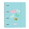 Ringmap Moos Butterflies Blauw 27 x 32 x 3.5 cm