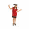 Kostuums voor Kinderen My Other Me Rood Charleston Maat 7-9 Jaar