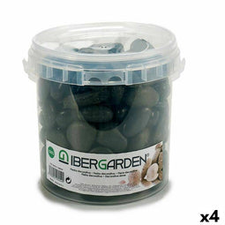 Decoratieve stenen Klein Zwart 3 Kg (4 Stuks)