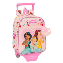 Schoolrugzak met Wielen Princesses Disney Summer adventures Roze 22 x 27 x 10 cm