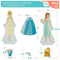Figuren Princesses Disney 45 Onderdelen 4 Stuks 9 x 20,5 x 1,2 cm