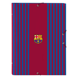 Organiser Map F.C. Barcelona A4 Kastanjebruin Marineblauw