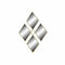 Wandspiegel DKD Home Decor Spiegel Gouden Metaal Ruiten (63 x 2 x 90 cm)