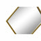 Wandspiegel DKD Home Decor Spiegel Gouden Metaal Ruiten (63 x 2 x 90 cm)