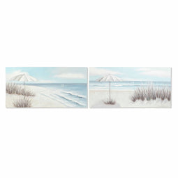 Schilderij DKD Home Decor 140 x 3 x 70 cm Mediterrane (2 Stuks)