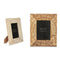 Fotolijsten Wit Bruin Mangohout Boeddha 22,3 x 28 x 1,5 cm (6 Stuks)