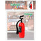 Brandblusser (speelgoed) 53 cm Opblaasbaar Rood