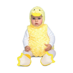 Kostuums voor Baby's My Other Me Geel Eendje (4 Onderdelen) Maat 0-6 Maanden
