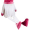 Kerstversiering Wit Roze Zand Weefsel 30 cm