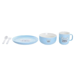 Kinderservies DKD Home Decor Koala