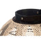 Kaarshouder Lykta Met handvat Beige Hout Stof 30 x 30 x 30 cm (2 Stuks)