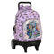 Schoolrugzak met Wielen Monster High Best boos Lila 33 X 45 X 22 cm
