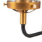 Muurlamp 33 x 23,5 x 32,5 cm Kristal Gouden Metaal