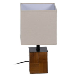 Lamp Bruin Crème 60 W 20 x 20 x 40 cm