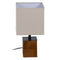 Lamp Bruin Crème 60 W 20 x 20 x 40 cm