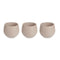 Pottenset Taupe Plastic 8 x 8 x 7 cm (8 Stuks)