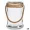 Kaarshouder Transparant Glas Zeegras 12,5 x 17 x 12,5 cm (12 Stuks)