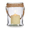 Kaarshouder Transparant Glas Zeegras 12,5 x 17 x 12,5 cm (12 Stuks)