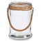 Kaarshouder Transparant Glas Zeegras 12,5 x 17 x 12,5 cm (12 Stuks)