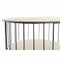 Bijzettafel DKD Home Decor Natuurlijk Zwart MDF Ijzer (49 x 49 x 51,5 cm)