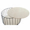 Bijzettafel DKD Home Decor Natuurlijk Zwart MDF Ijzer (49 x 49 x 51,5 cm)