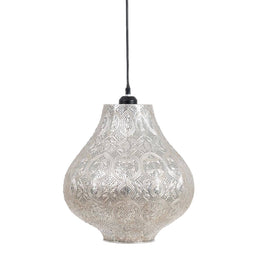 Plafondlamp 32 x 32 x 37,5 cm Metaal Zilver