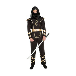 Kostuums voor Volwassenen My Other Me Zwart Ninja (5 Onderdelen) Maat S