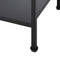 Planken 65 x 25 x 110 cm Zwart Metaal