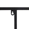 Planken 65 x 25 x 110 cm Zwart Metaal
