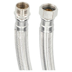 Slang Fontastock Roestvrij staal AISI 304 EPDM Mannelijk 1/2" - Vrouwelijk 1/2" 25 cm