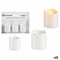 Kaarsenset 3,7 x 3,7 x 5 cm Wit (12 Stuks)