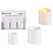 Kaarsenset 3,7 x 3,7 x 5 cm Wit (12 Stuks)