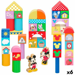 Bouwspel Disney 40 Onderdelen (6 Stuks)